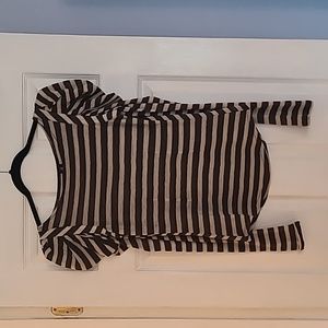 Crape draped shoulder shirt